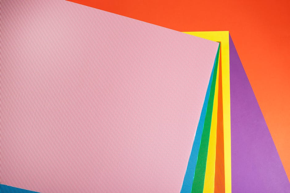 Colorful paper layers representing diverse training modules